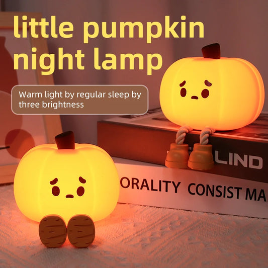 Squishy Pumpkin Lamp