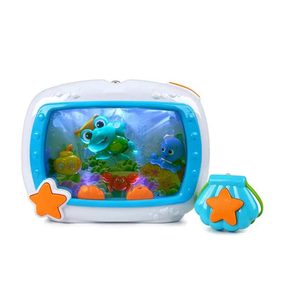 Soothing sea life aquarium with remote control