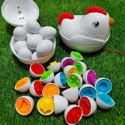 Egg Shape Sorter Toy - Shape Matching Made Simple