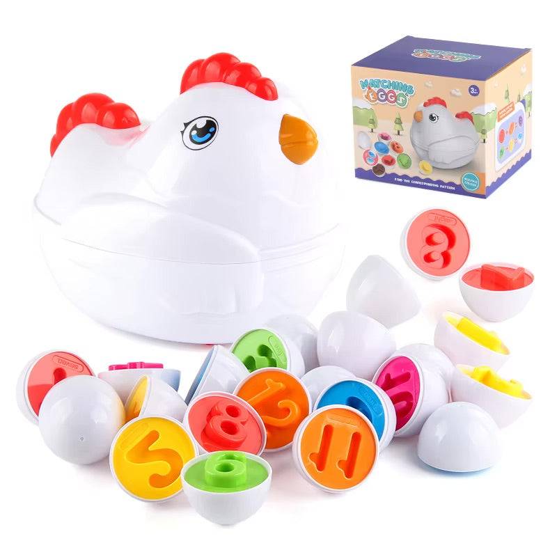 Egg Shape Sorter Toy - Shape Matching Made Simple