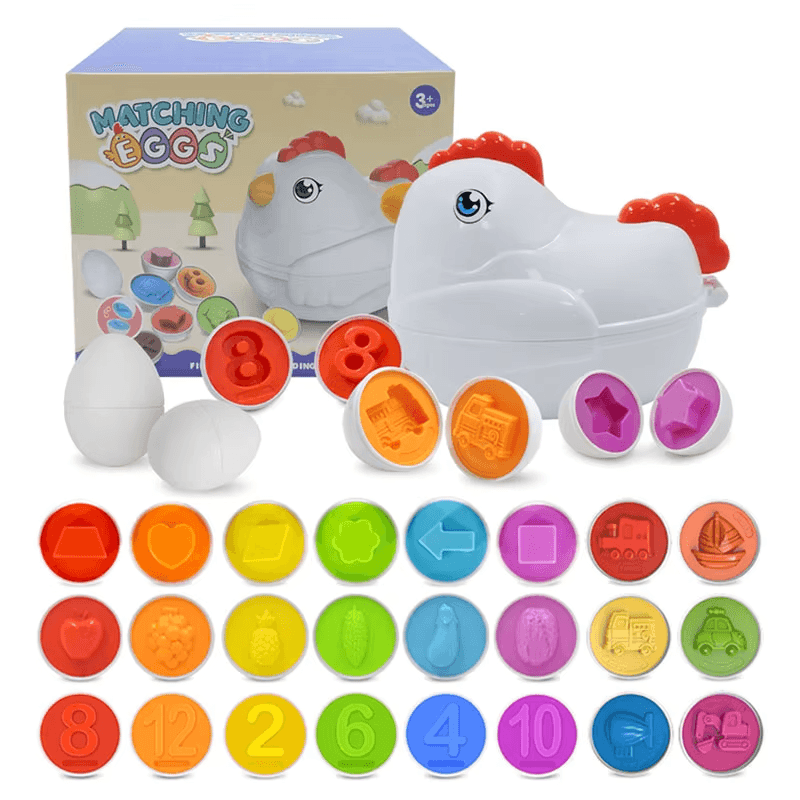 Egg Shape Sorter Toy - Shape Matching Made Simple